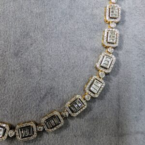 10 Carat Diamond Mens Miami Cuban Link Chain Necklace Yellow Gold