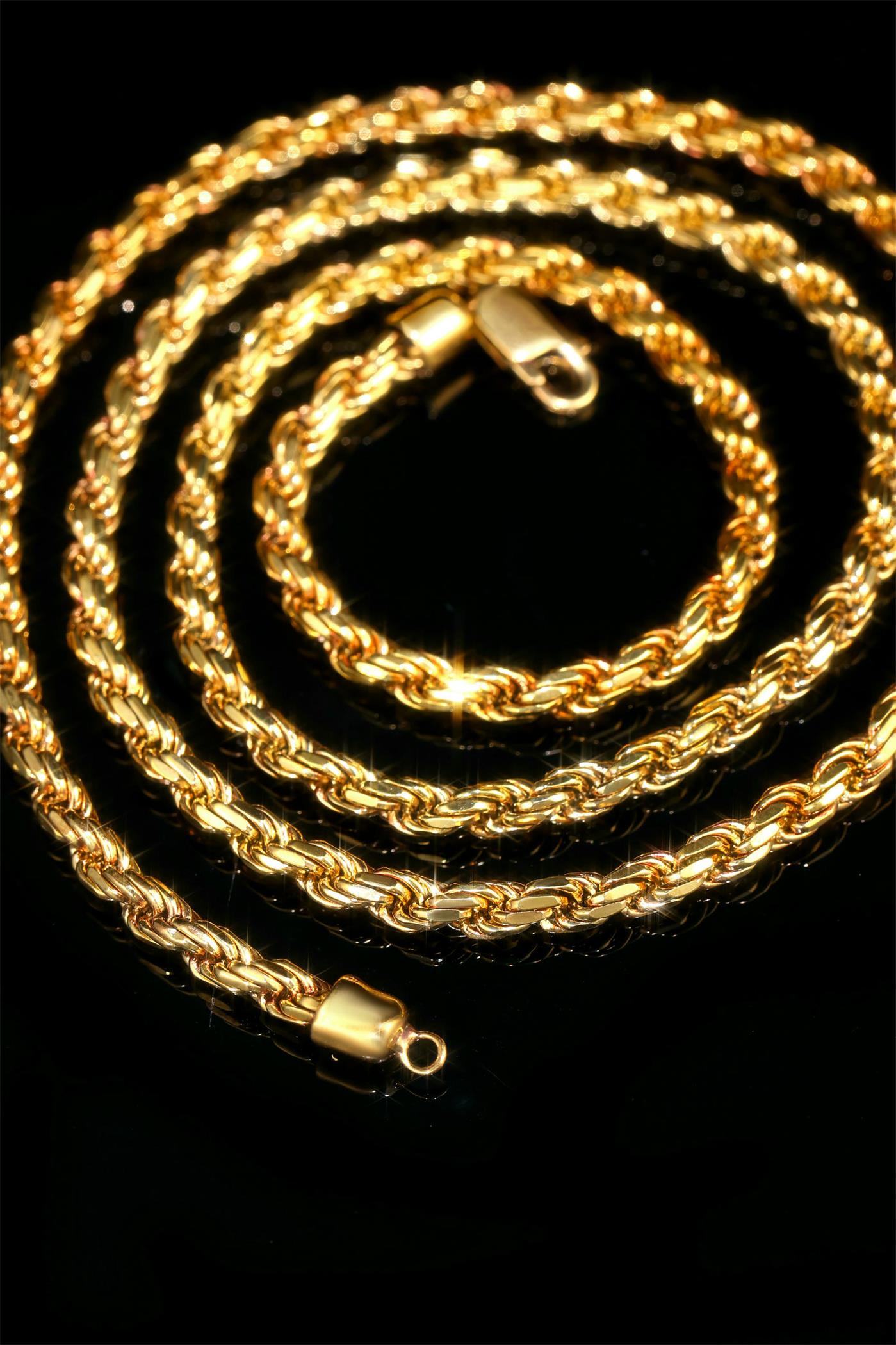 Pure Silver Twisted Rope Chain