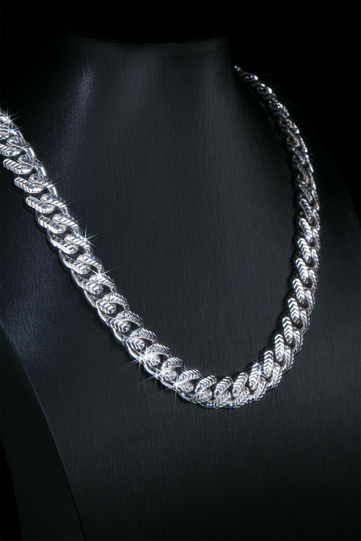 12mm Matte Cuban Link Chain