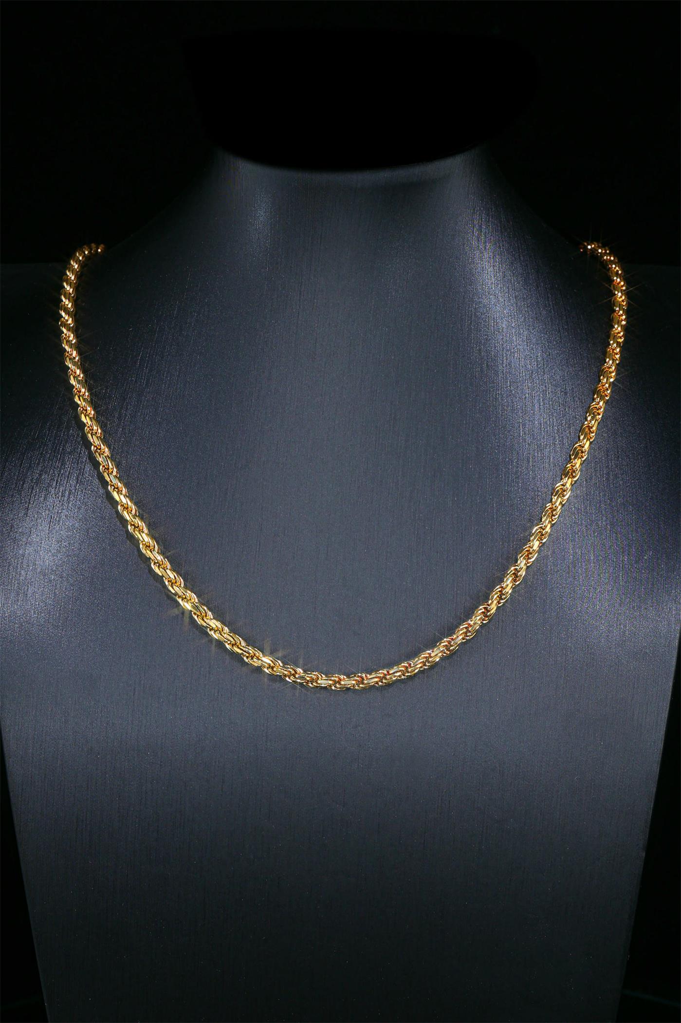 Pure Silver Twisted Rope Chain