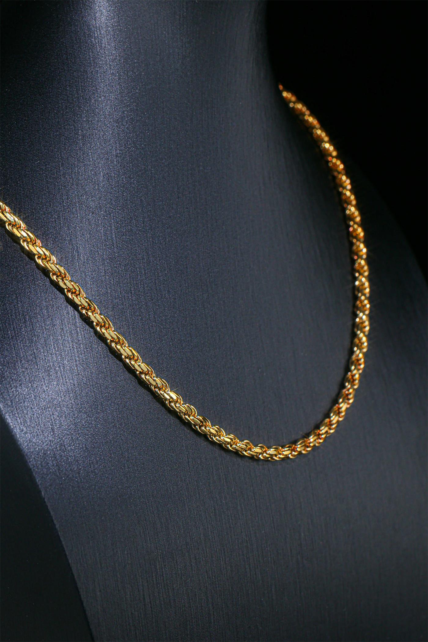 Pure Silver Twisted Rope Chain